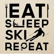 Eat sleep ski repeat