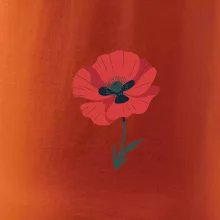 Vlčí mak kreslený veľký