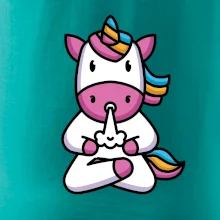 Yoga fučiaci jednorožec