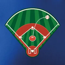 Baseballové hřiště z ptačí perspektivy