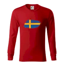 Švédska vlajka kreslená Švédska vlajka kreslená