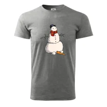 Snehuliak so spadnutým nosom