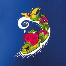 Milkshake vlak kreslený