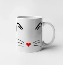 Mačka - srdce namiesto nosa Mačka - srdce namiesto nosa