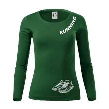 Running nápis šikmo