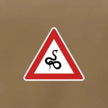 Dopravná značka - Pozor had