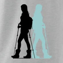 Nordic walking figúry - žena