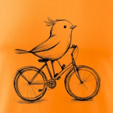 Vtáčik na bicykli