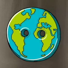 Planéta krajiny gombík (Pecka design)