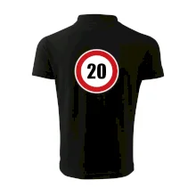 Dopravná značka - obmedzenie rýchlosti 20