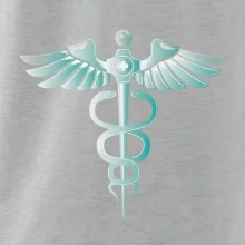 Hrdinovia zdravotníctva - logo (Pecka design)