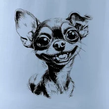 Čiernobiela karikatúra čivava Čiernobiela karikatúra čivava