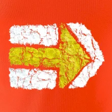 Párová turistická značka žlutá