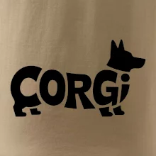 Corgi nápis v tele Corgi nápis v tele