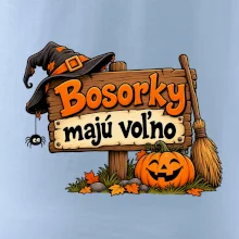 Bosorky majú voľno - tabuľa s tekvicou