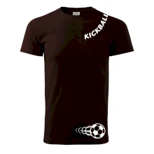 Kickball nápis šikmo