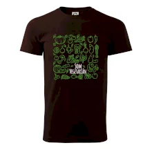 Som vegetarián - zelenina vo štvorci