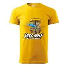 Discgolfový kôš s letiacim diskom eat sleep repeat