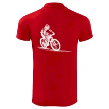 MTB kreslený cyklista MTB kreslený cyklista