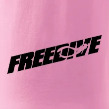 Freedive - nápis s potápačom