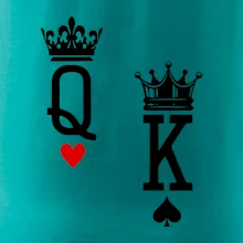 King & Queen logo na prso