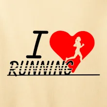 I love running dievča