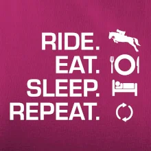 Ride Eat Sleep Repeat Kôň