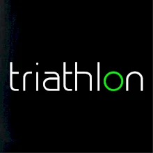 Triathlon nápis Triathlon nápis