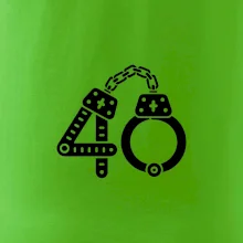 Narodeninové tričko pre policajta - putá 40