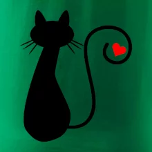 Zamilovaná mačka chvostík Zamilovaná mačka chvostík