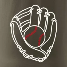 Baseballová rukavice minimalistická linka