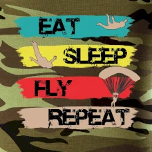 Eat Sleep Fly Repeat Paragliding Eat Sleep Fly Repeat Paragliding