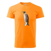 Tučniak kreslený vodovými farbami Tučniak kreslený vodovými farbami