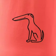 Barzoj obrys čierny