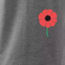 Vlčí mak ikonka na prsníku