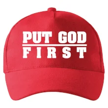 Put God first hrubý nápis