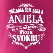 Požiadal som Boha o anjela a on mi poslal moju svokru