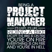 Being A Project Manager - bike