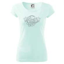 Steampunk srdce kreslené