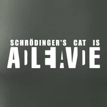 Schrödinger's Cat ADLEIAVDE - dead and alive Schrödinger's Cat ADLEIAVDE - dead and alive