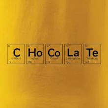 Čokoláda - periodická tabuľka Čokoláda - periodická tabuľka