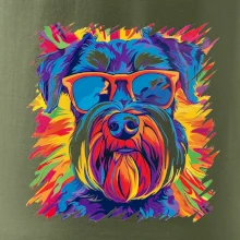 Bradáč farebný štýl 70s