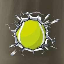 Tenisová loptička v triku