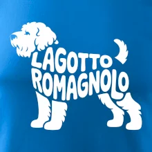 Lagotto romagnolo nápis v tele