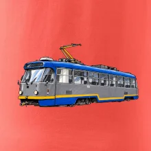 T3R SLF modrošedá kresba fixem