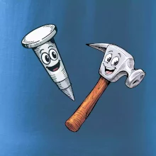 Parové tričko - Kladivo a klinec