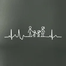 EKG rodina a dievča a chlapec