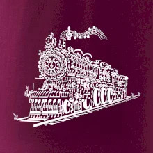 Stará lokomotiva z not