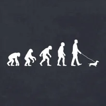 Jazvečík Evolúcia muž