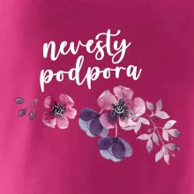 Nevesty podpora kvety ružové